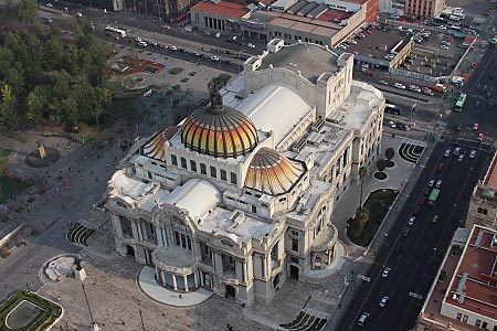 Bellas Artes from the top of Torre Latinoamericana