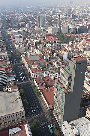 View from Torre Latinoamericana