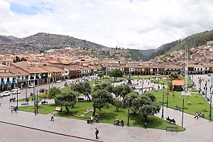 Plaza De Armas, the central place in Cusco