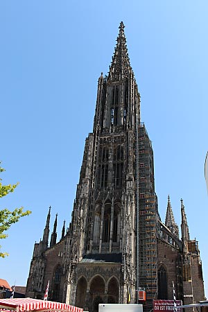 The cathedral in Ulm, Germany