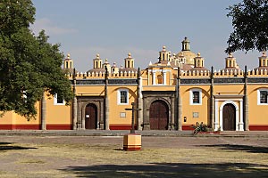 The monastery San Gabriel in Cholula, Mexico